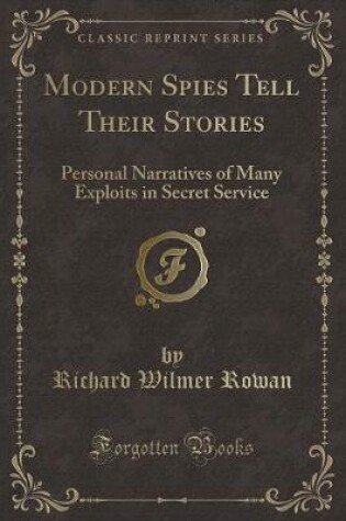 Cover of Modern Spies Tell Their Stories