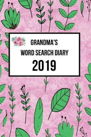 Cover of Grandma's Word Search Diary 2019