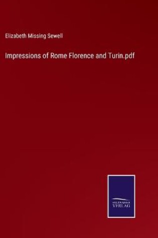 Cover of Impressions of Rome Florence and Turin.pdf