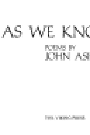 Cover of As We Know