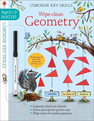 Book cover for Wipe-Clean Geometry 8-9