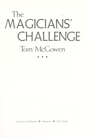 Cover of Mcgowen Tom : Magicians' Challenge (Hbk)