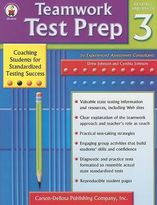 Cover of Teamwork Test Prep Grade 3 Reading and Math