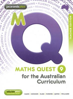 Cover of Maths Quest 9 for the Australian Curriculum Teacher Edition & EGuidePLUS