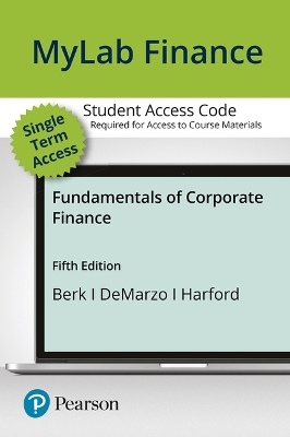 Book cover for Mylab Finance with Pearson Etext -- Access Card -- For Fundamentals of Corporate Finance