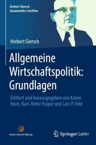 Cover of Allgemeine Wirtschaftspolitik: Grundlagen