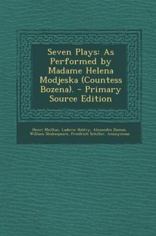 Cover of Seven Plays