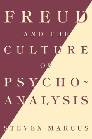 Cover of Freud and the Culture of Psychoanalysis