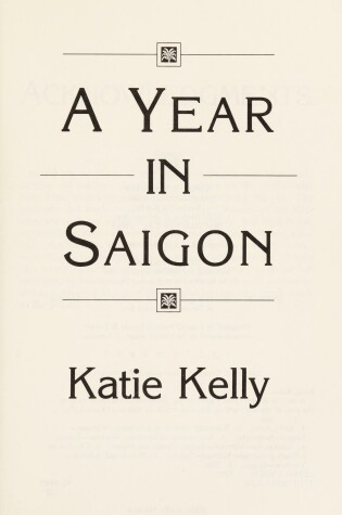 Cover of A Year in Saigon