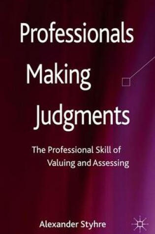 Cover of Professionals Making Judgments