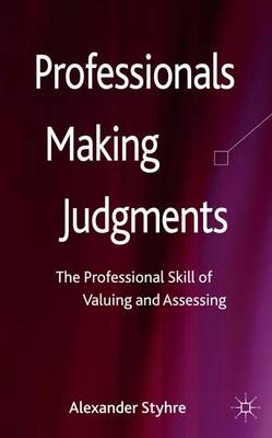 Book cover for Professionals Making Judgments