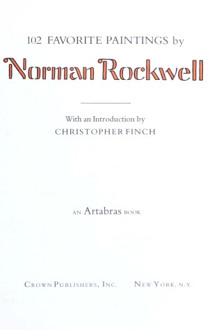 Cover of 102 Fav Ptgs by Norman Rockwel