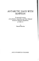 Book cover for Antarctic Days with Mawson