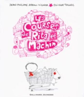 Book cover for Les courses de Rita et Machin