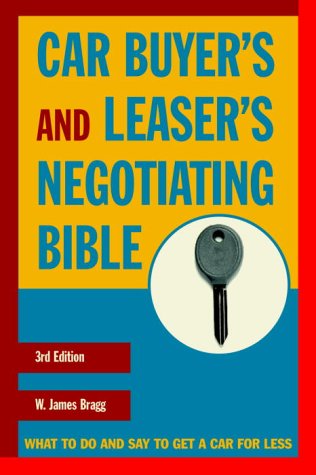 Book cover for Car Buyer's and Leaser's Negotiating Bible