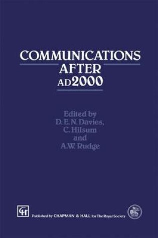 Cover of Communications After ad2000