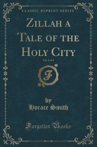 Cover of Zillah a Tale of the Holy City, Vol. 2 of 4 (Classic Reprint)