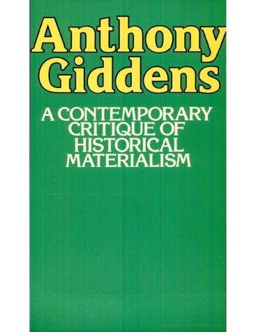 Book cover for Giddens: Contemp Critique (Cloth)