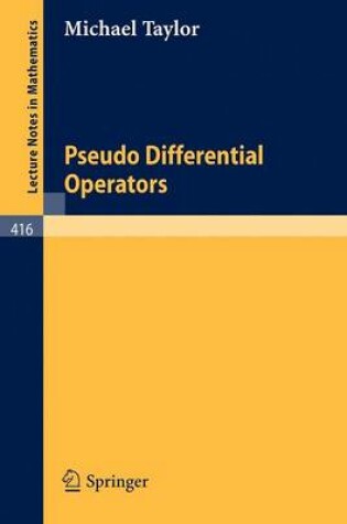 Cover of Pseudo Differential Operators