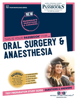 Book cover for Oral Surgery & Anaesthesia (Q-91)