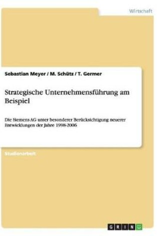 Cover of Strategische Unternehmensfuhrung am Beispiel