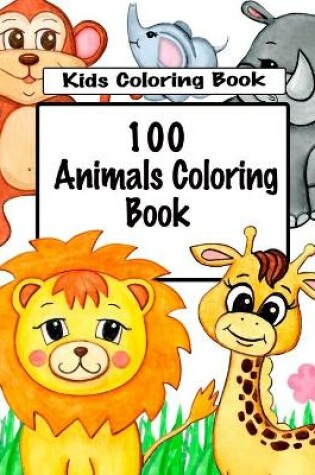 Cover of 100 Animals Coloring Book