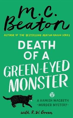 Book cover for Death of a Green-Eyed Monster