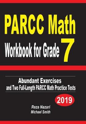 Book cover for PARCC Math Workbook for Grade 7