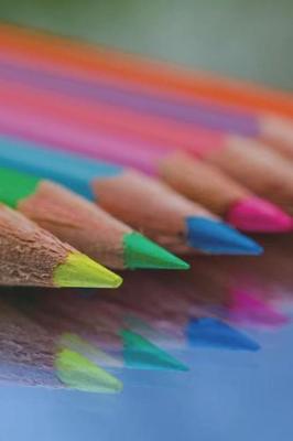 Book cover for Colored Pencils Lined Up on a Mirror Journal