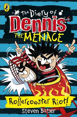 Book cover for The Diary of Dennis the Menace: Rollercoaster Riot! (book 3)