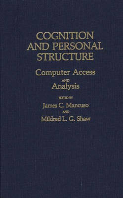 Book cover for Cognition and Personal Structure