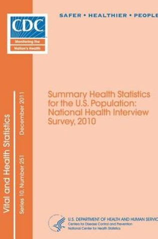 Cover of Vital and Health Statistics Series 10, Number 251