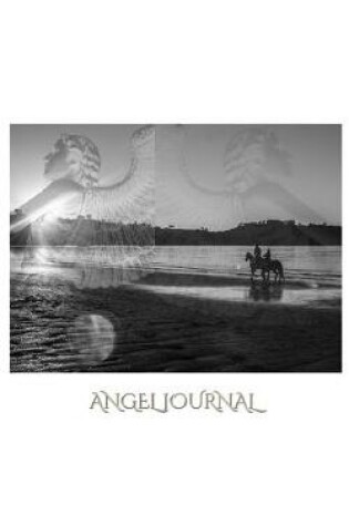 Cover of Angelic Angels Equestrian Beach themed Blank page Journal