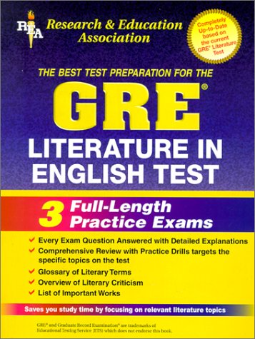 Book cover for The Best Test Preparation for the Gre Literature in English