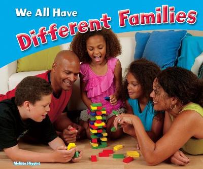 Book cover for We All Have Different Families