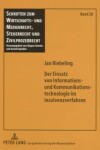 Book cover for Der Einsatz Von Informations- Und Kommunikationstechnologie Im Insolvenzverfahren