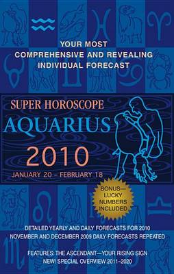 Book cover for Aquarius (Super Horoscopes 2012)