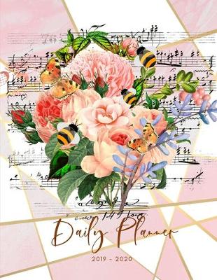 Book cover for Planner July 2019- June 2020 Floral Music Monthly Weekly Daily Calendar