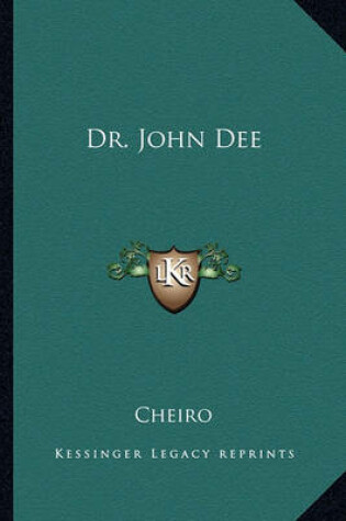 Cover of Dr. John Dee