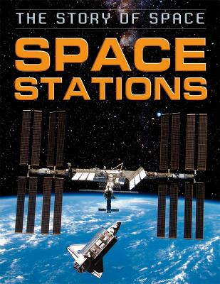 Book cover for The Story of Space: Space Stations