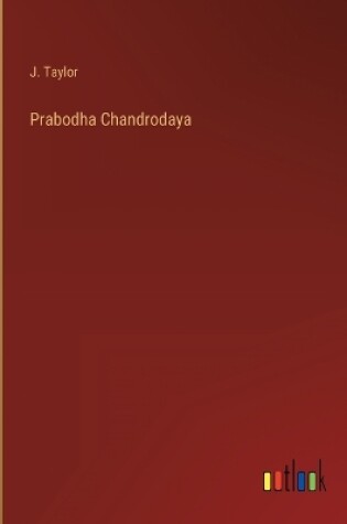 Cover of Prabodha Chandrodaya