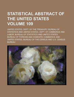 Book cover for Statistical Abstract of the United States Volume 109