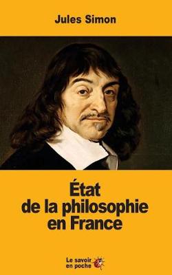 Book cover for Etat de la philosophie en France