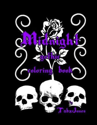 Book cover for Midnight Gothic Coloring Book