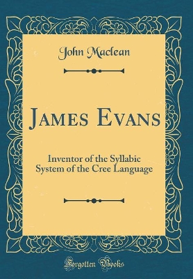 Book cover for James Evans