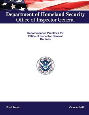 Book cover for Recommended Practices for Office of Inspector General Hotlines