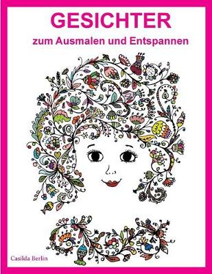 Book cover for GESICHTER - zum Ausmalen und Entspannen