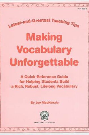 Cover of Making Vocabulary Unforgettable