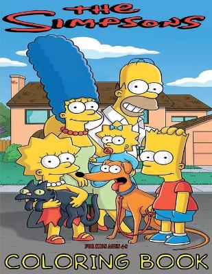 Book cover for The Simpsons Coloring Book For kids