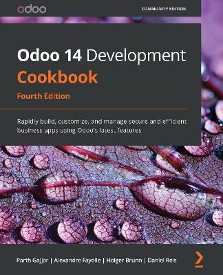 Book cover for Odoo 14 Development Cookbook